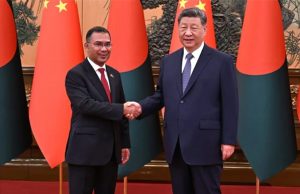 শি জিনপিংয়ের সঙ্গে বৈঠক করলেন প্রধানমন্ত্রী তারেক রহমান